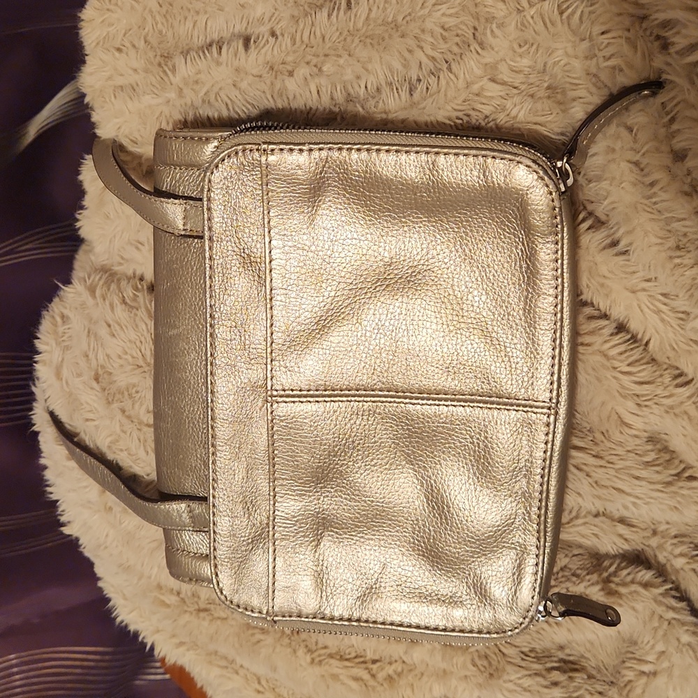 Clarks Leather Crossbody Bag Purse - Picture 3 of 9